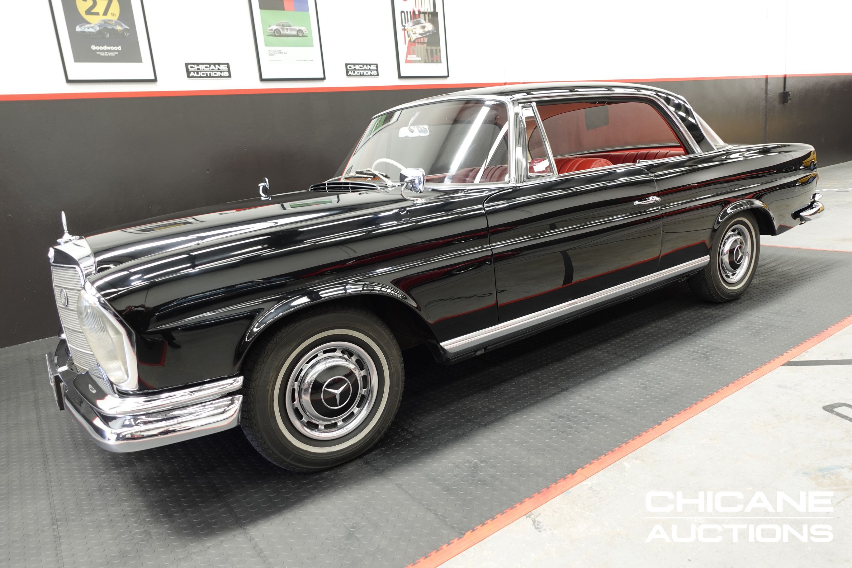 1962 MERCEDES-BENZ 220SE 4 SP AUTOMATIC 2D COUPE